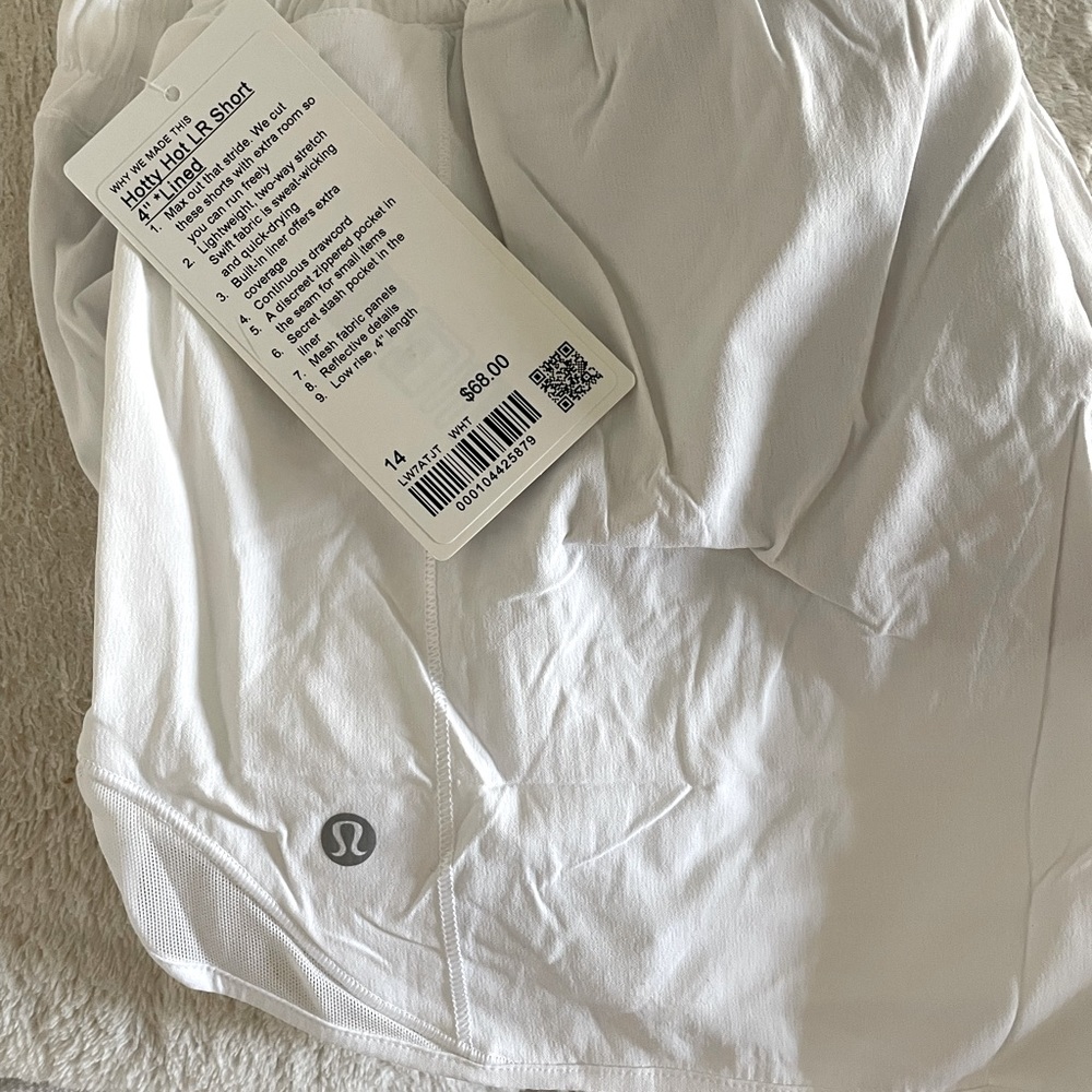 Lululemon white shorts